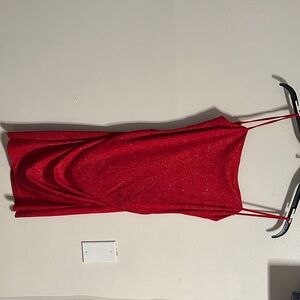 Inspired hearts mini dress. Backless NWT